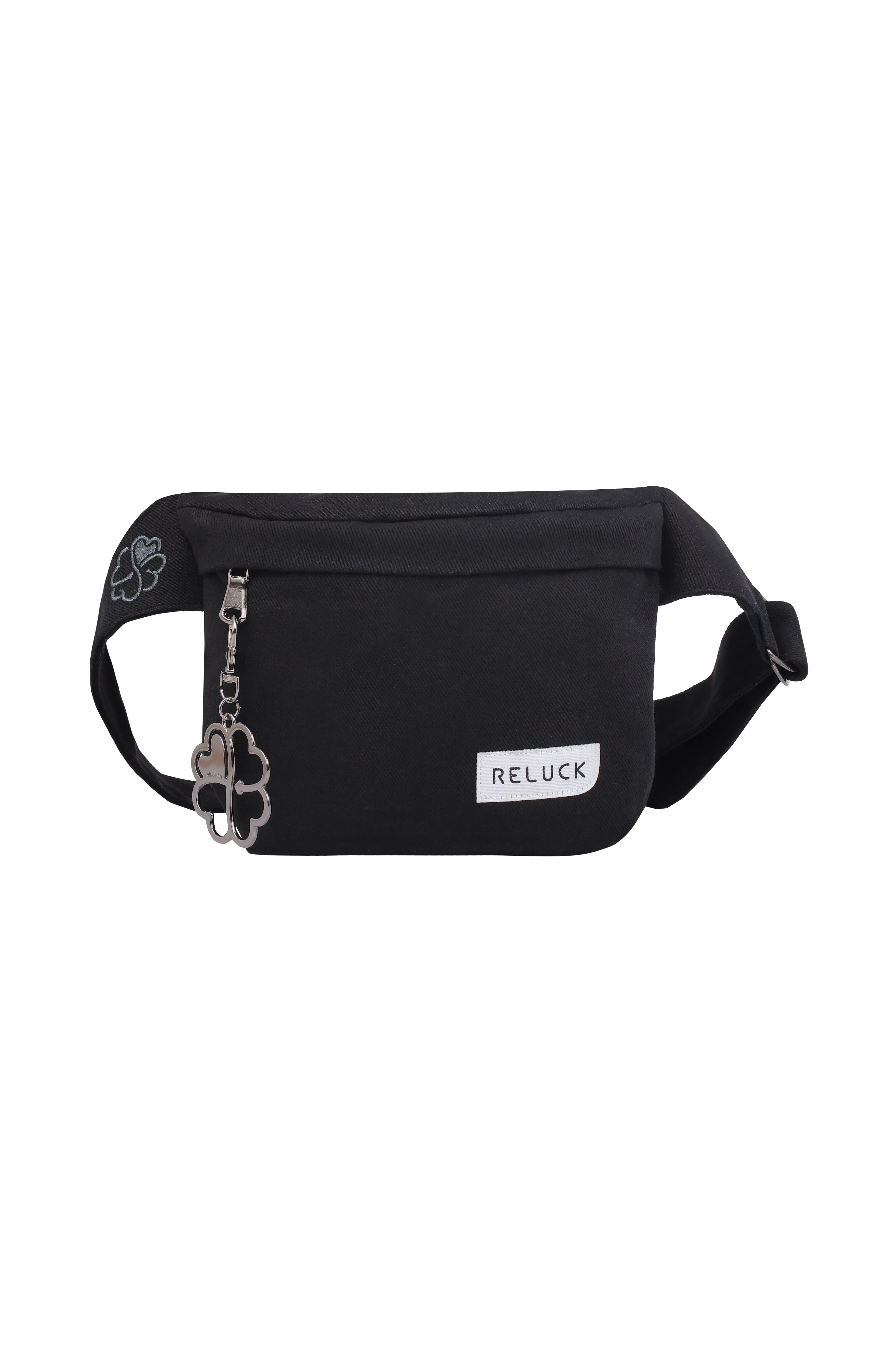 100% Recycled Fanny Bag Black