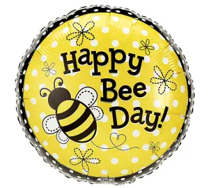 18" Bee Day Foil Balloon