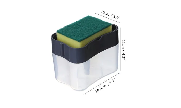 2-In-1 Soap Dispenser with Sponge Holder