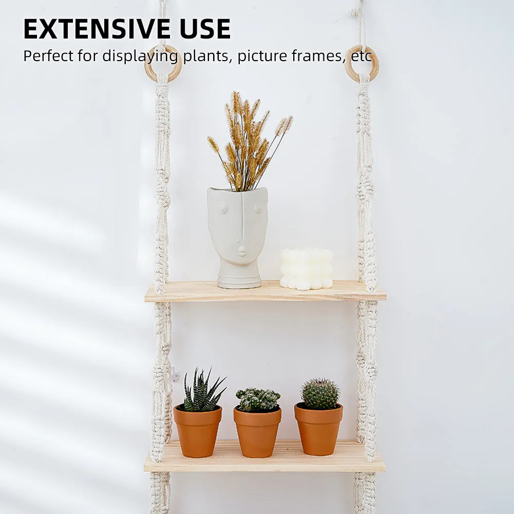 3 Tier Wall Hanging Shelf