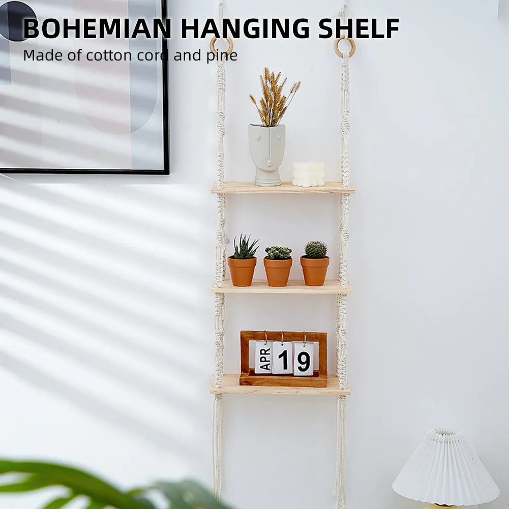 3 Tier Wall Hanging Shelf