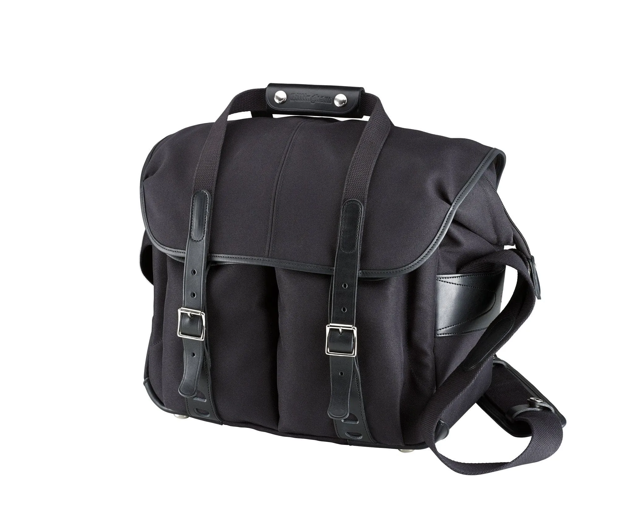 307L Camera/Laptop Bag - Black FibreNyte / Black Leather