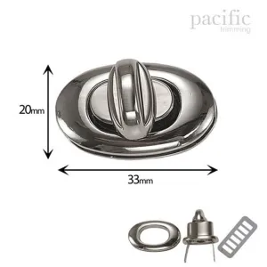 33mm Purse Twist Turn Lock : 170002 (2 Colors)