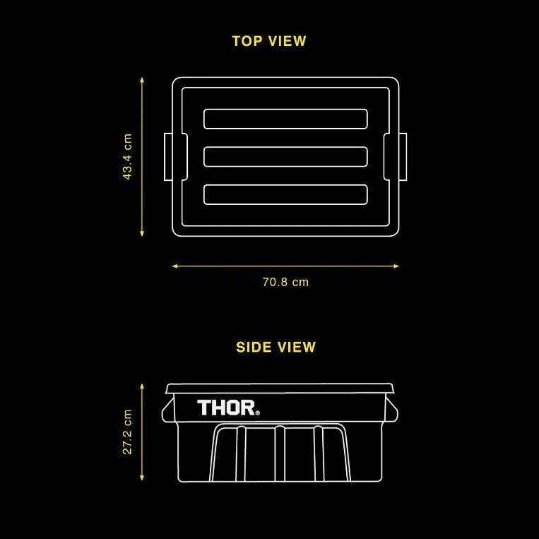 53L THOR Stackable Storage Box