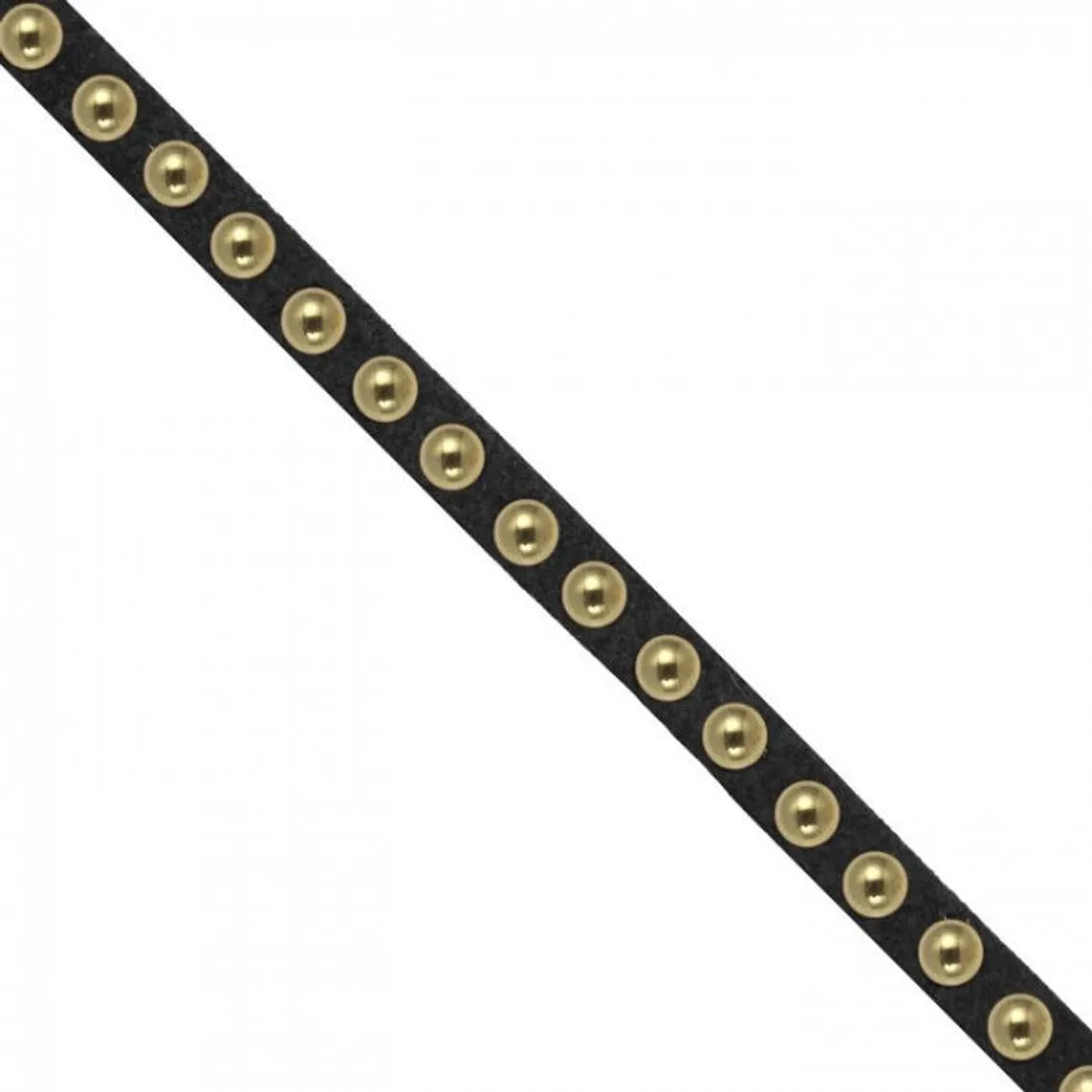 6mm Studded Suede Trim - 9946