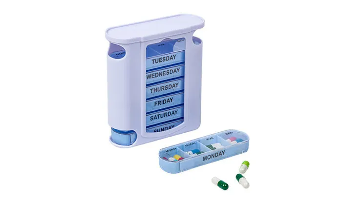 7 Day Week Pill Box Organizer