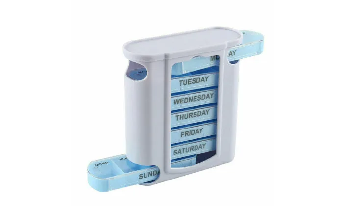 7 Day Week Pill Box Organizer