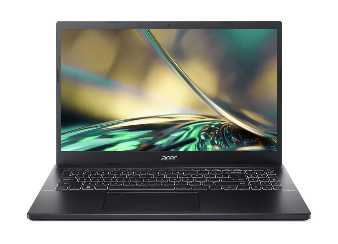 Acer Aspire 7 A715-76G-5188 Laptop (Charcoal Black) | 15.6" FHD 1920x1080 | i5-12450H  | 8 GB RAM (32GB MAX.) | 512GB SSD |  RTX 2050 | Windows 11 Home | MS Office Home & Student 2021 | Acer Entry Run Rate Backpack E-1620-P