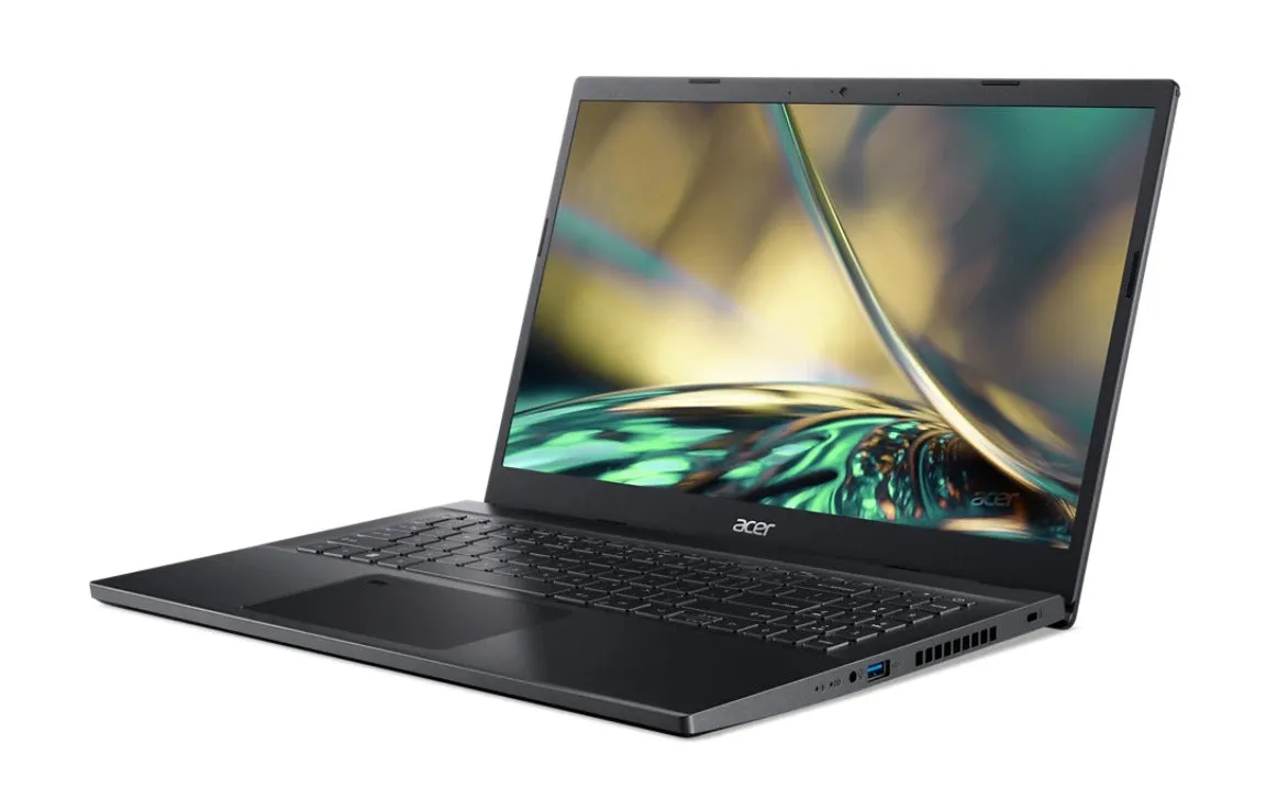 Acer Aspire 7 A715-76G-5188 Laptop (Charcoal Black) | 15.6" FHD 1920x1080 | i5-12450H  | 8 GB RAM (32GB MAX.) | 512GB SSD |  RTX 2050 | Windows 11 Home | MS Office Home & Student 2021 | Acer Entry Run Rate Backpack E-1620-P