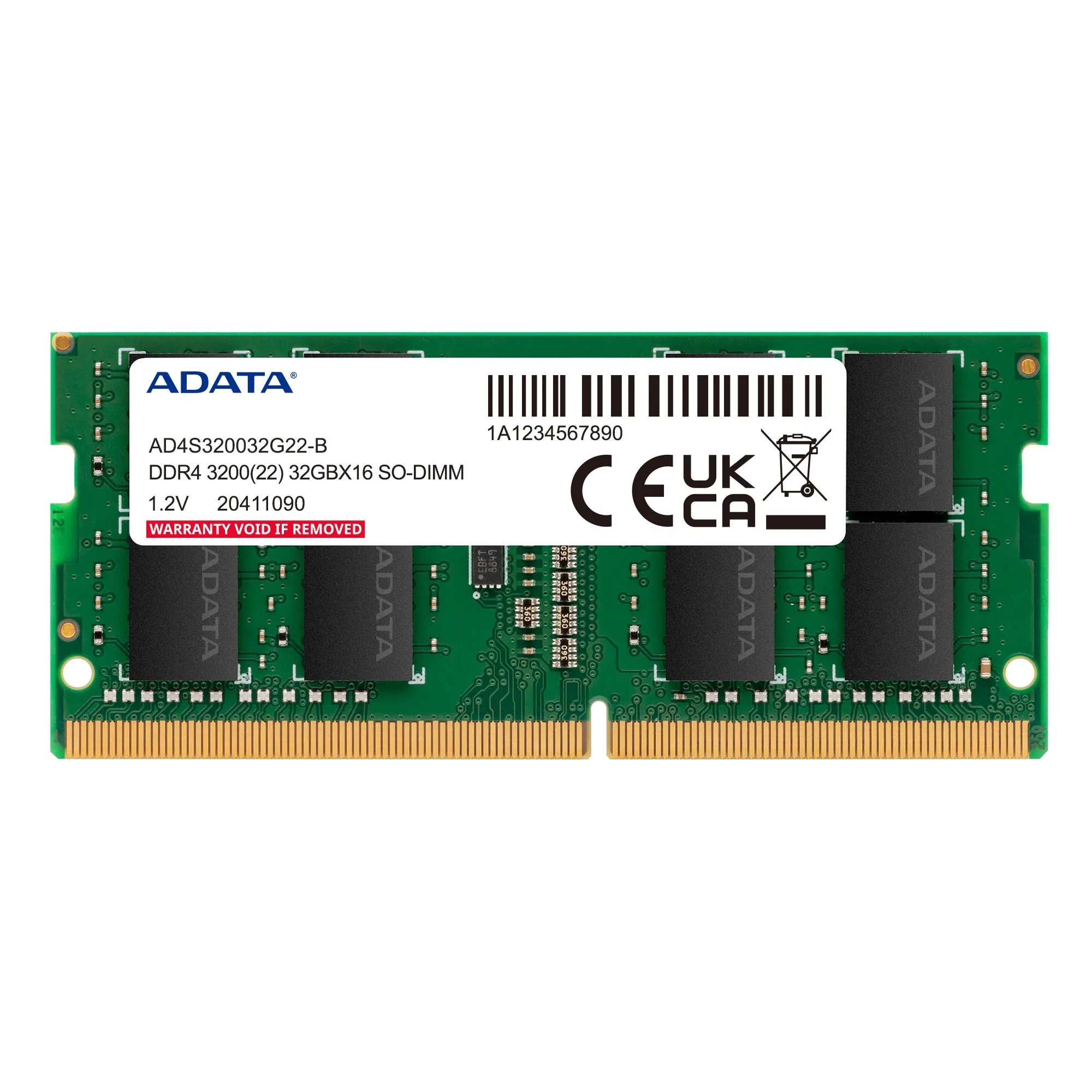 Adata 8GB DDR4 3200MHZ SO-DIMM Memory Module