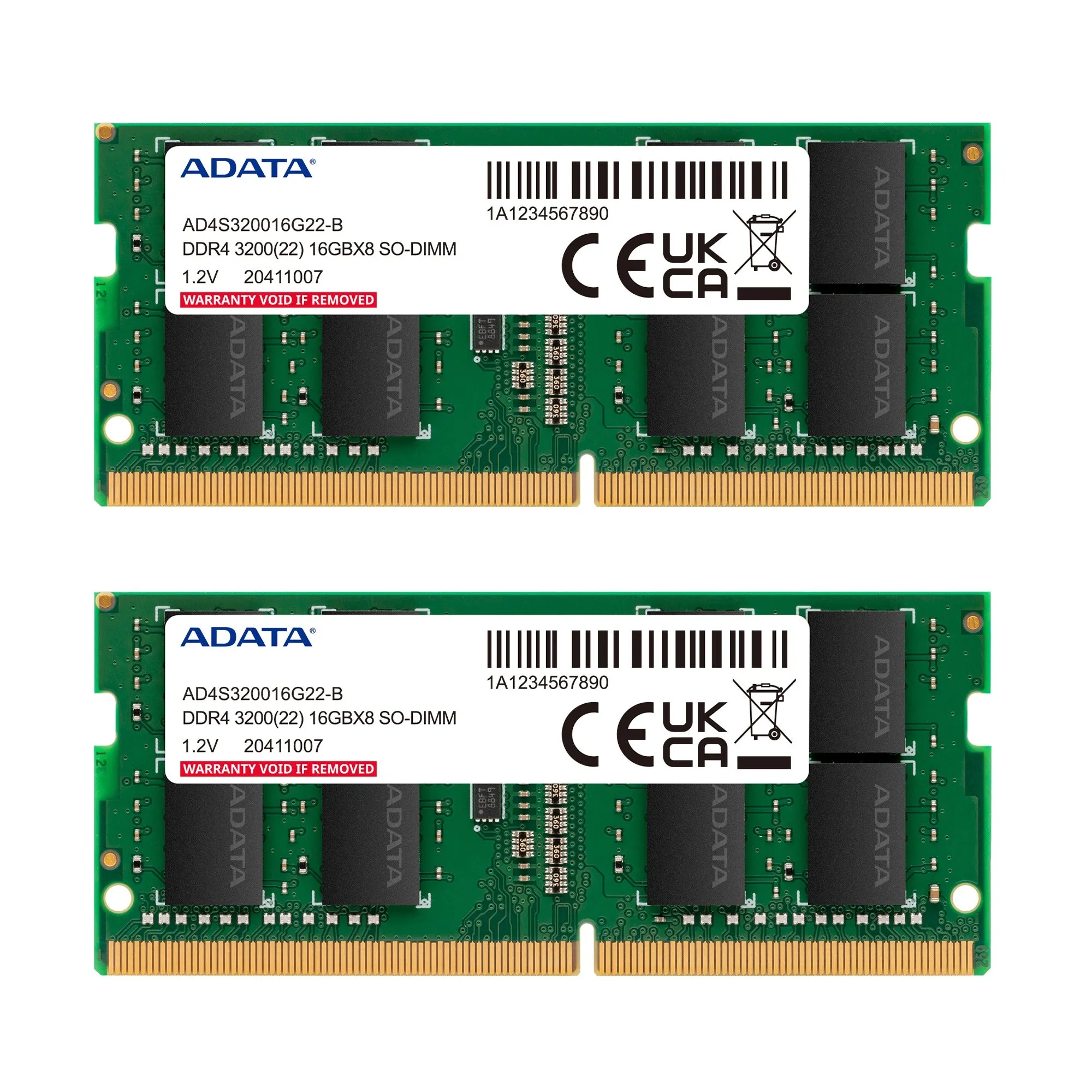 Adata 8GB DDR4 3200MHZ SO-DIMM Memory Module