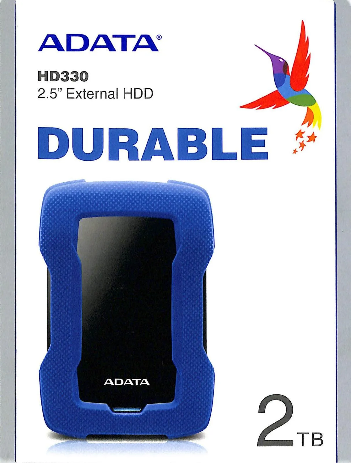 Adata HD330 Shock-Proof External Hard Drive 2TB (Blue)