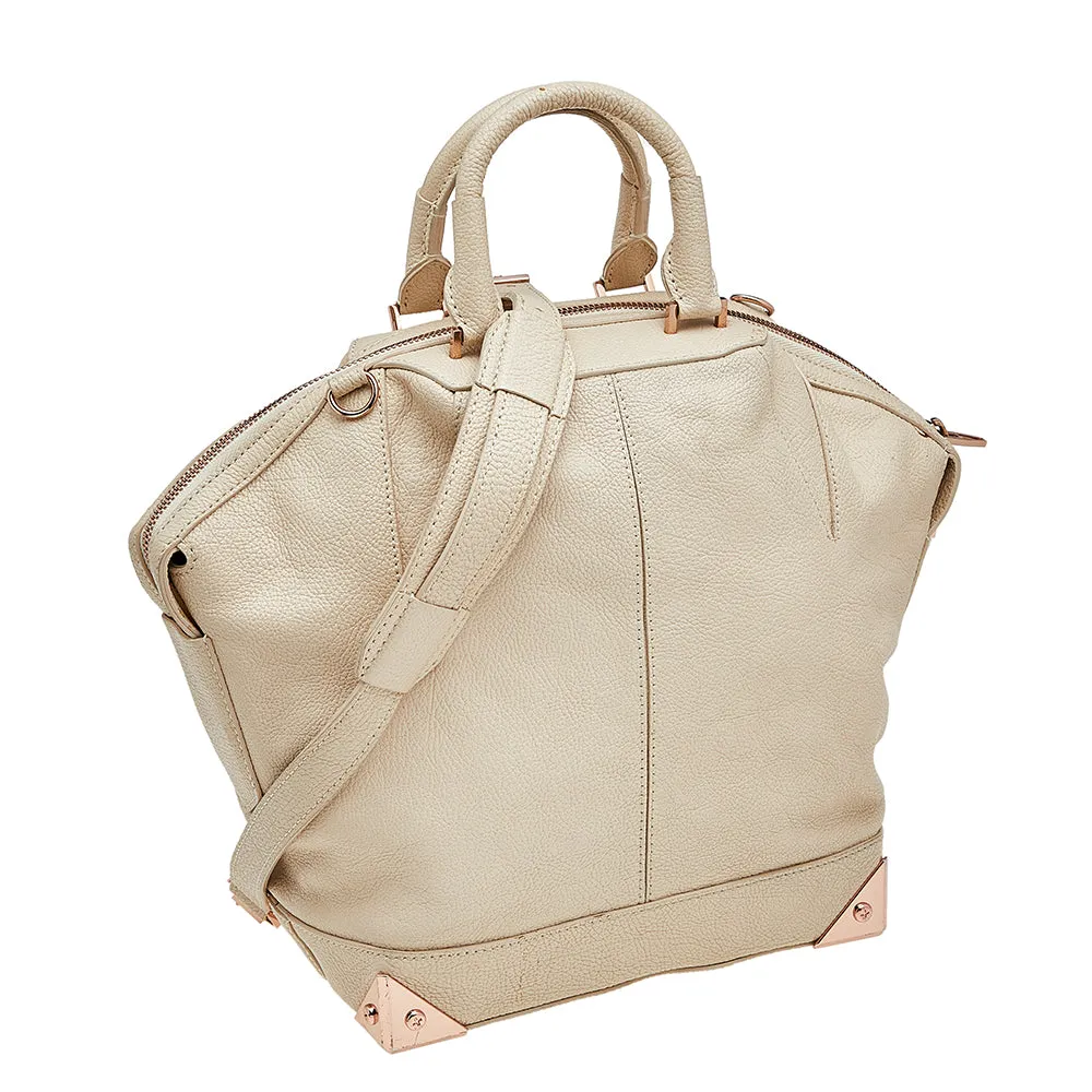 Alexander Wang Cream Leather Emile Satchel