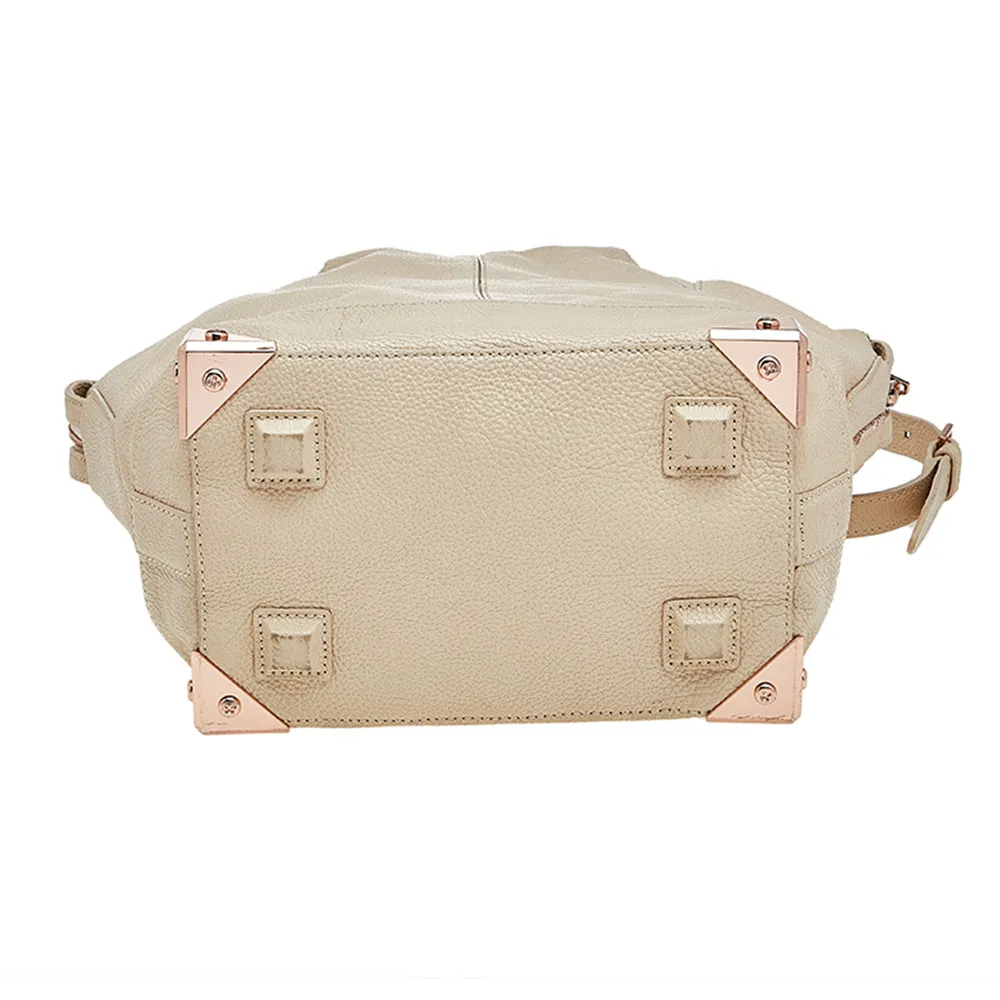 Alexander Wang Cream Leather Emile Satchel