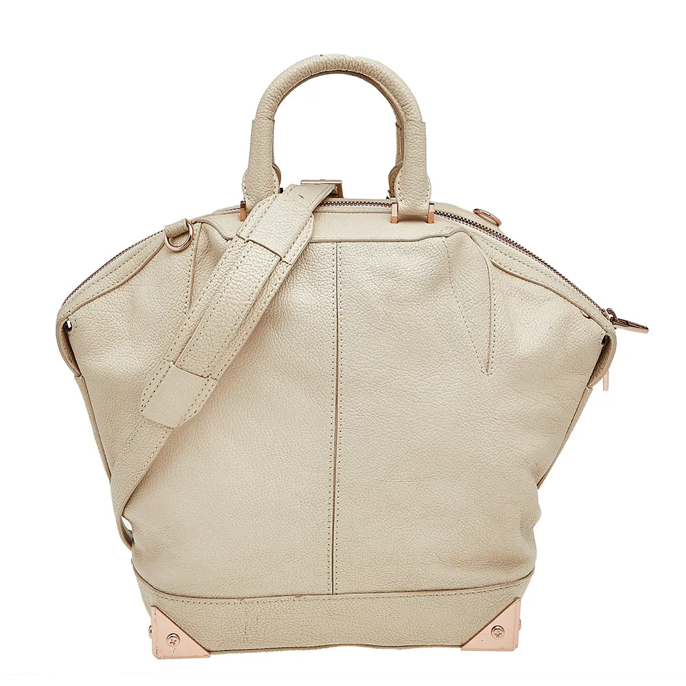 Alexander Wang Cream Leather Emile Satchel