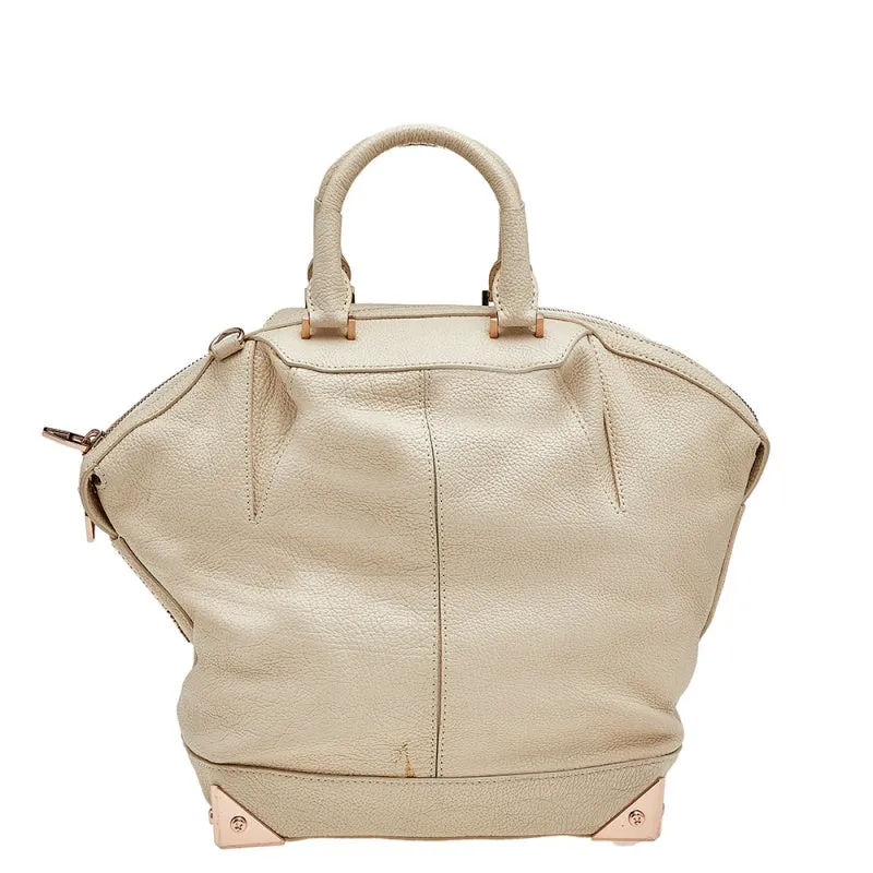 Alexander Wang Cream Leather Emile Satchel