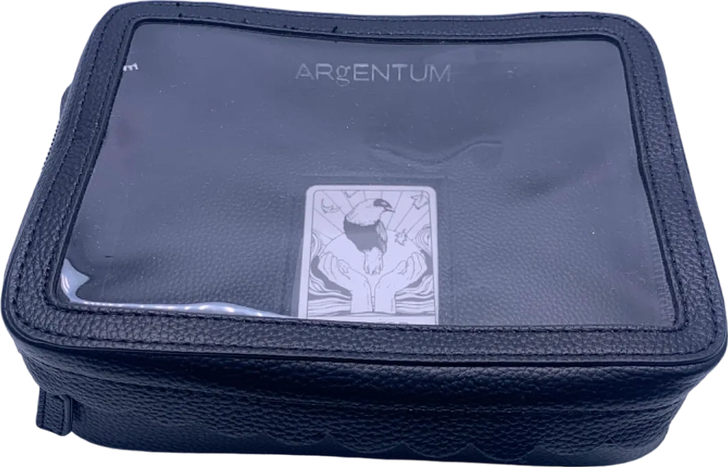 Argentum Black Makeup Bag One Size