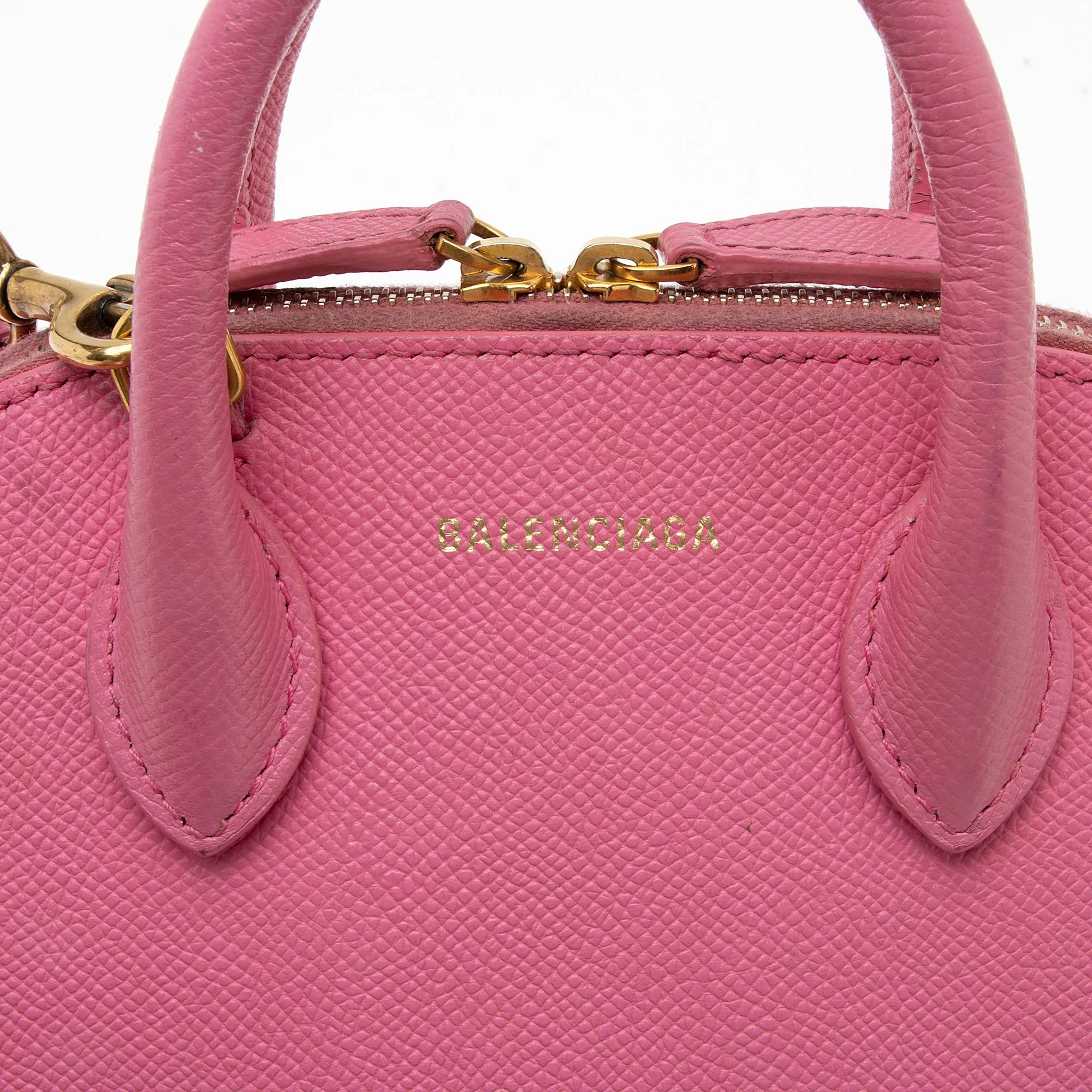 Balenciaga Grained Calfskin Ville XXS Top Handle Bag