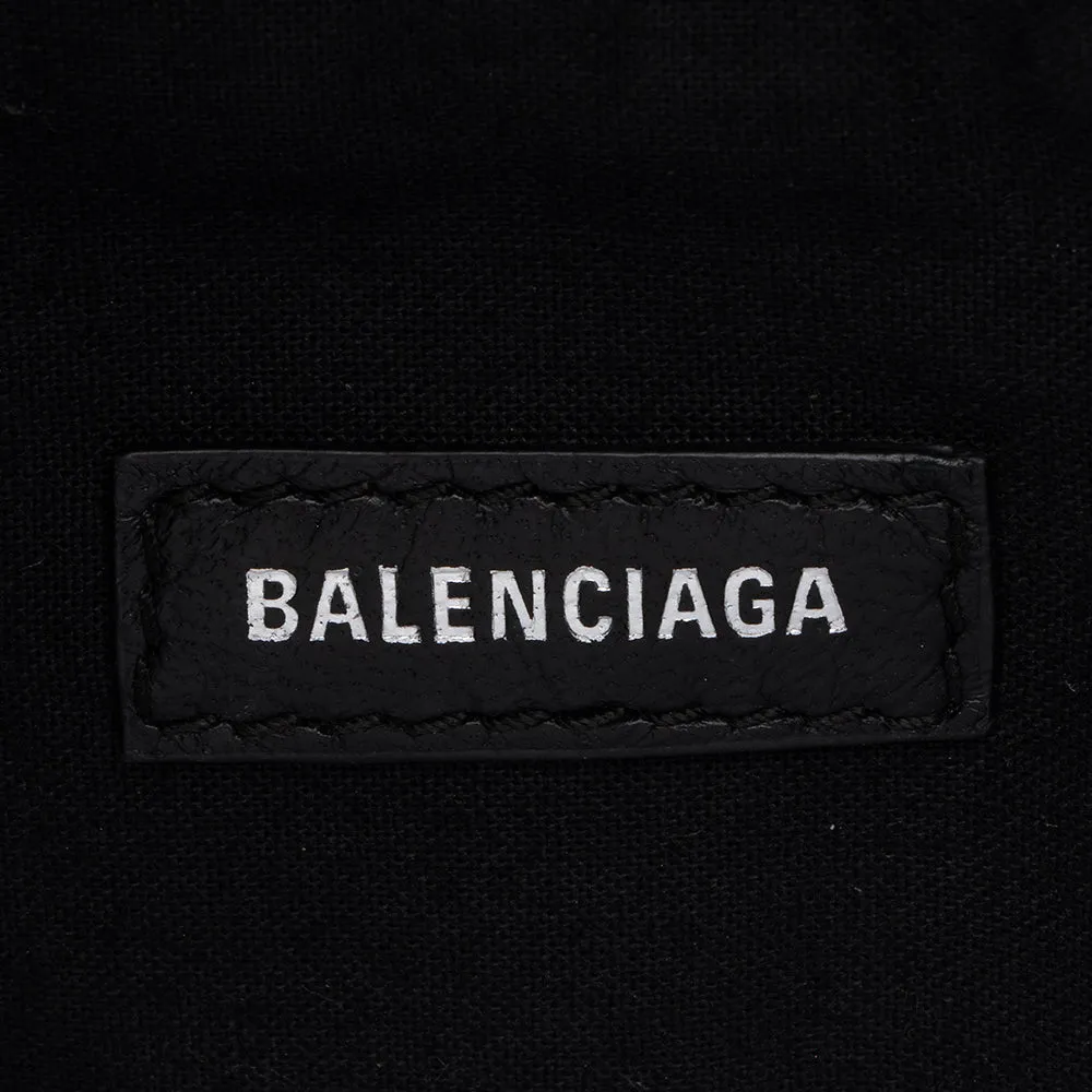 Balenciaga Leather Wave Medium Tote