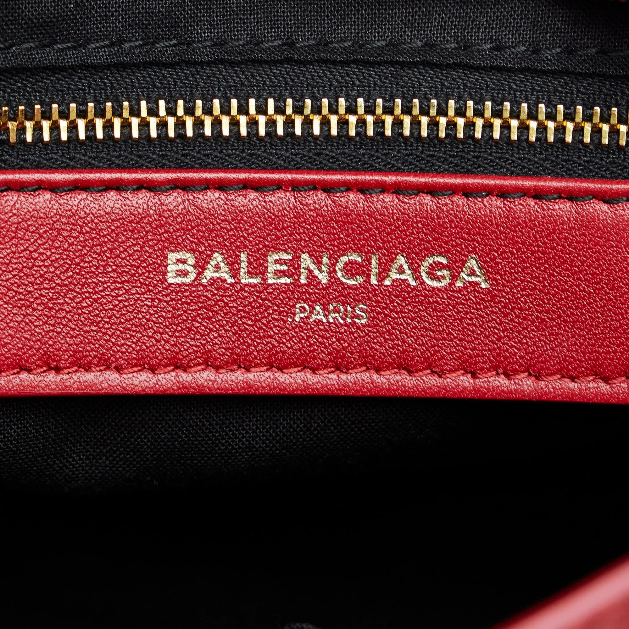 Balenciaga Motocross Metallic Edge City S Bag