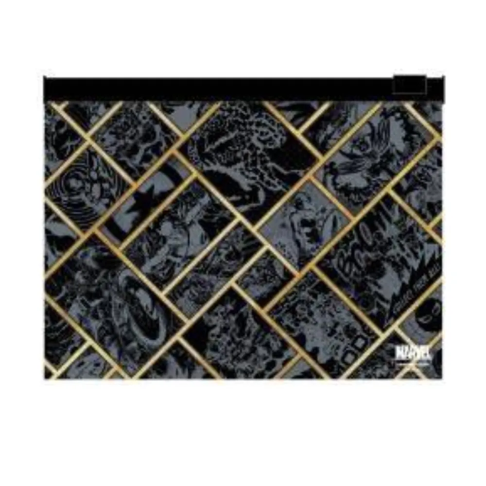 Beast Kingdom Marvel 80th Year Limited Edition Zipper Bag (Black and Gold)