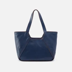 Bellamy Medium Tote in Artisan Leather - Navy