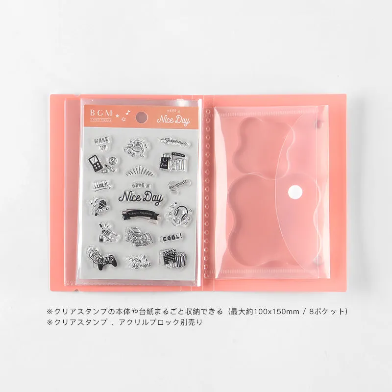 BGM Clear Stamp File Pink