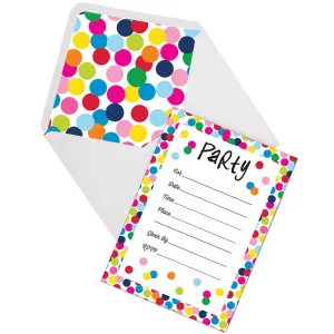 Birthday Dots Invitations