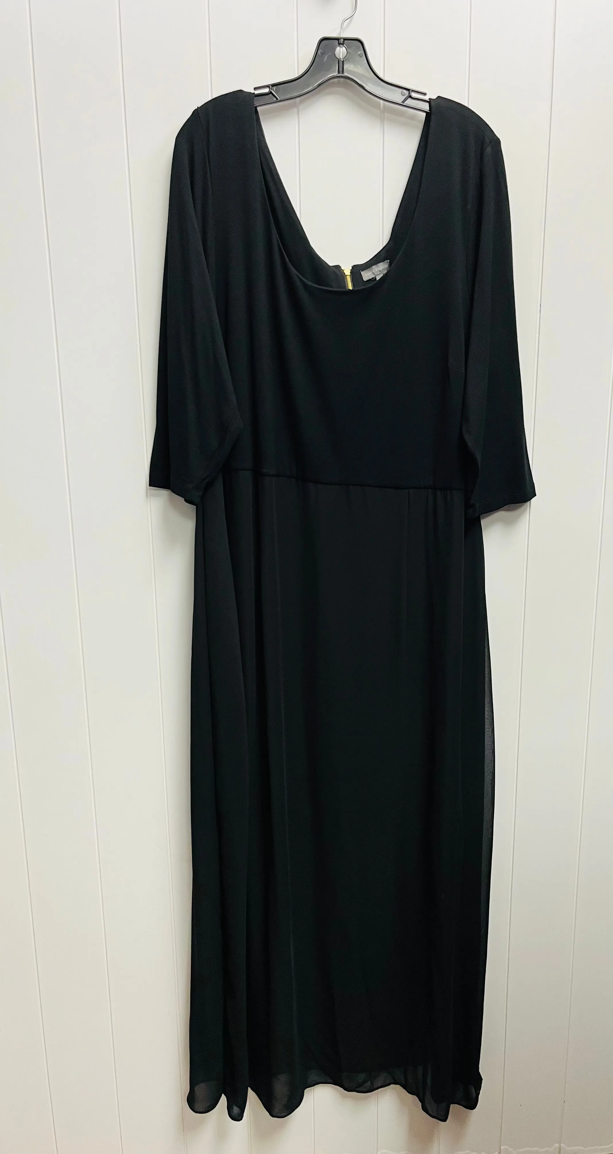 Black Dress Party Long Vince Camuto, Size 3x