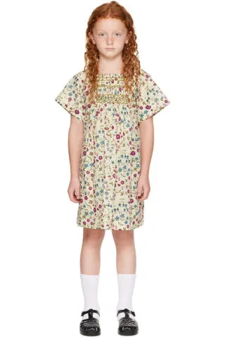 Bonpoint Liberty Smocked Paysanne Dress