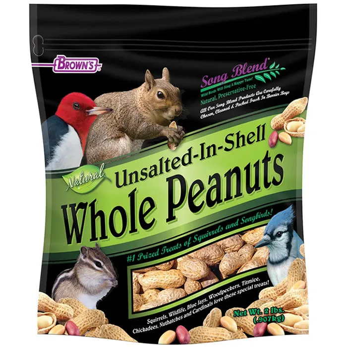 Brown's Unsalted In-Shell Whole Peanuts, 10 lbs.