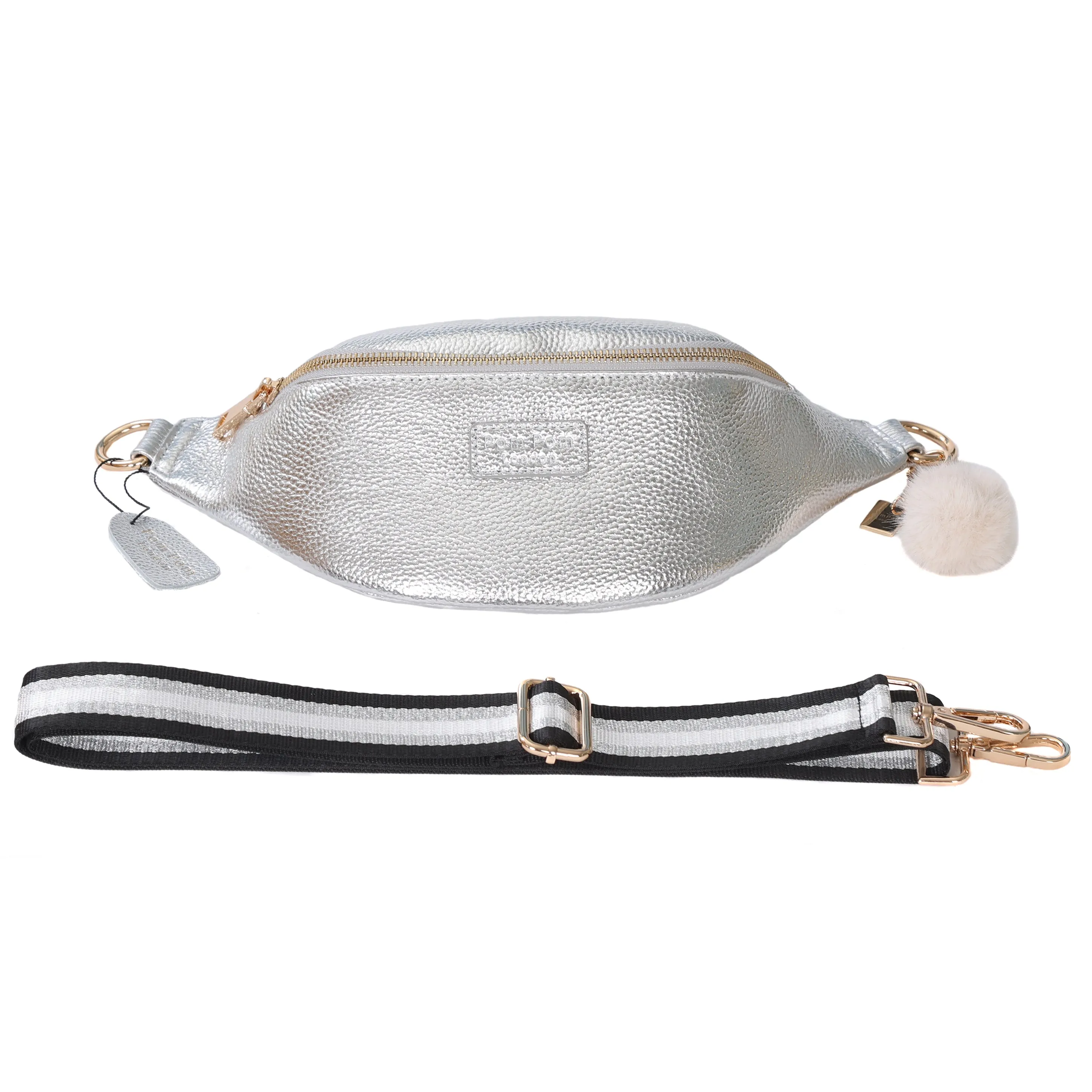 Bum Bag Metallic Silver