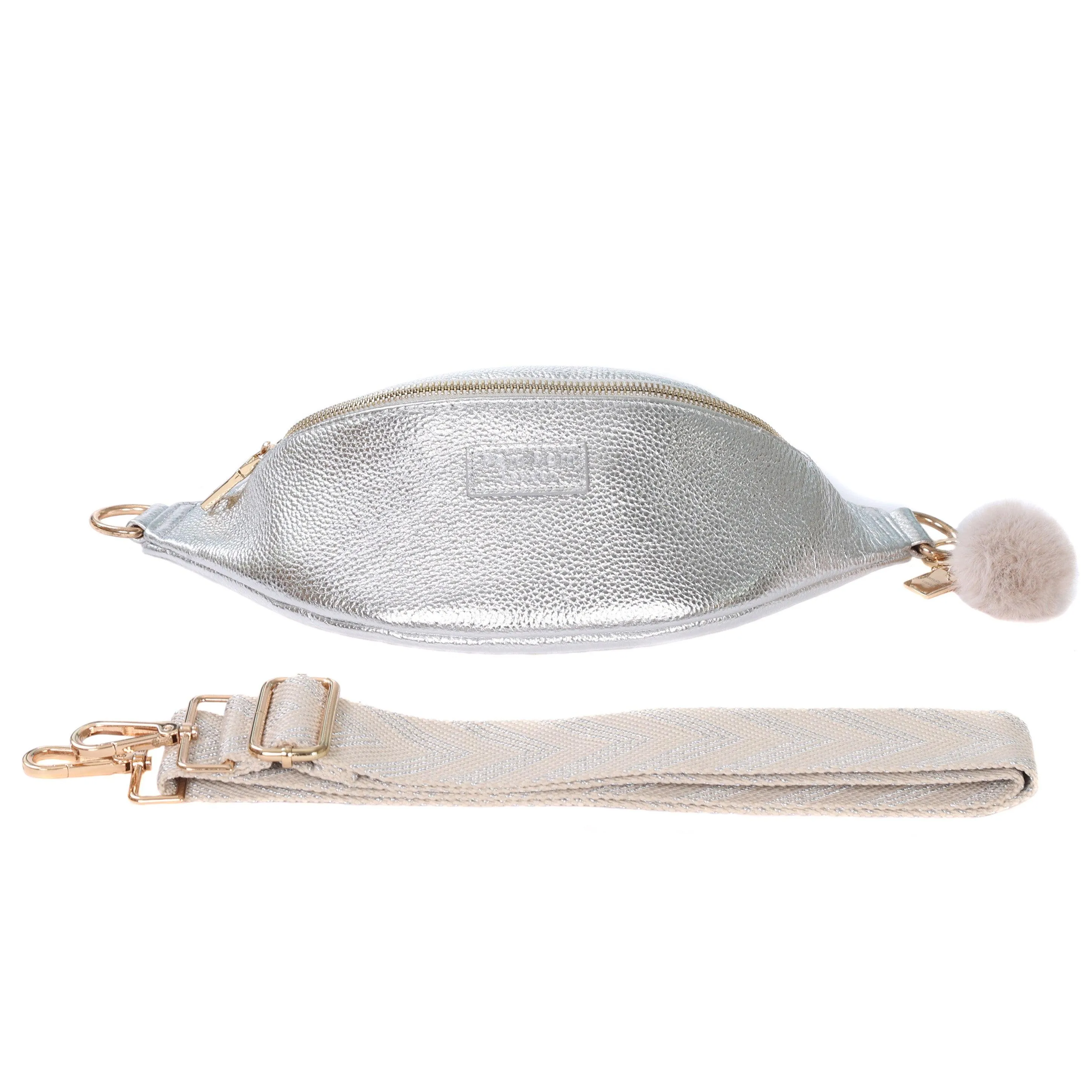 Bum Bag Metallic Silver