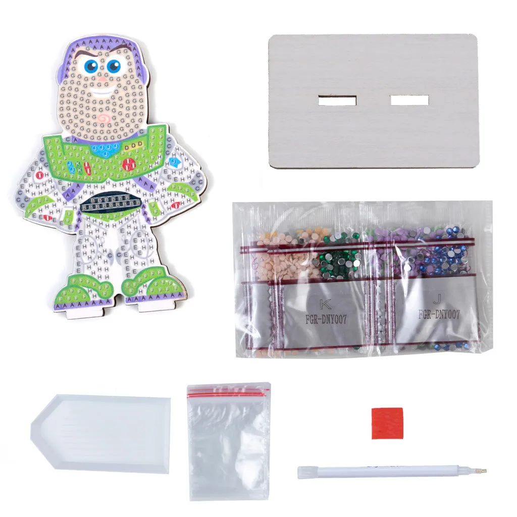 CAFGR-DNY007: "Buzz Lightyear Toy Story" Crystal Art Buddy Disney Series 1