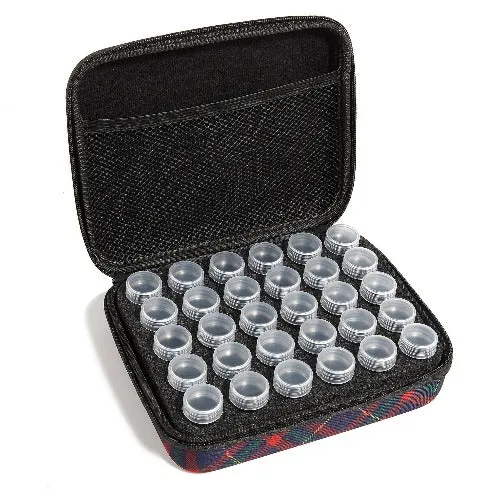 CASC30-XM1: Tartan Crystal Art Storage Case - 30 Bottles