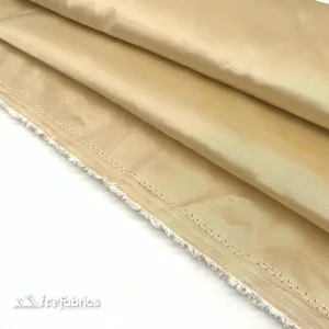 Champagne Luxury Solid/ Taffeta Fabric / Fashion Fabric