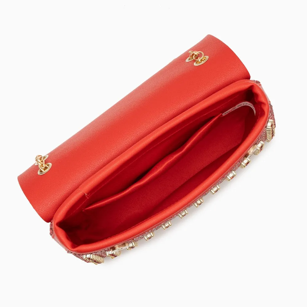 Chantal Diamond Clutch Bag