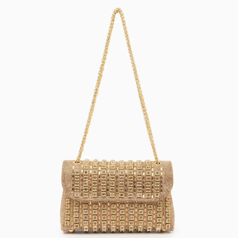 Chantal Diamond Clutch Bag