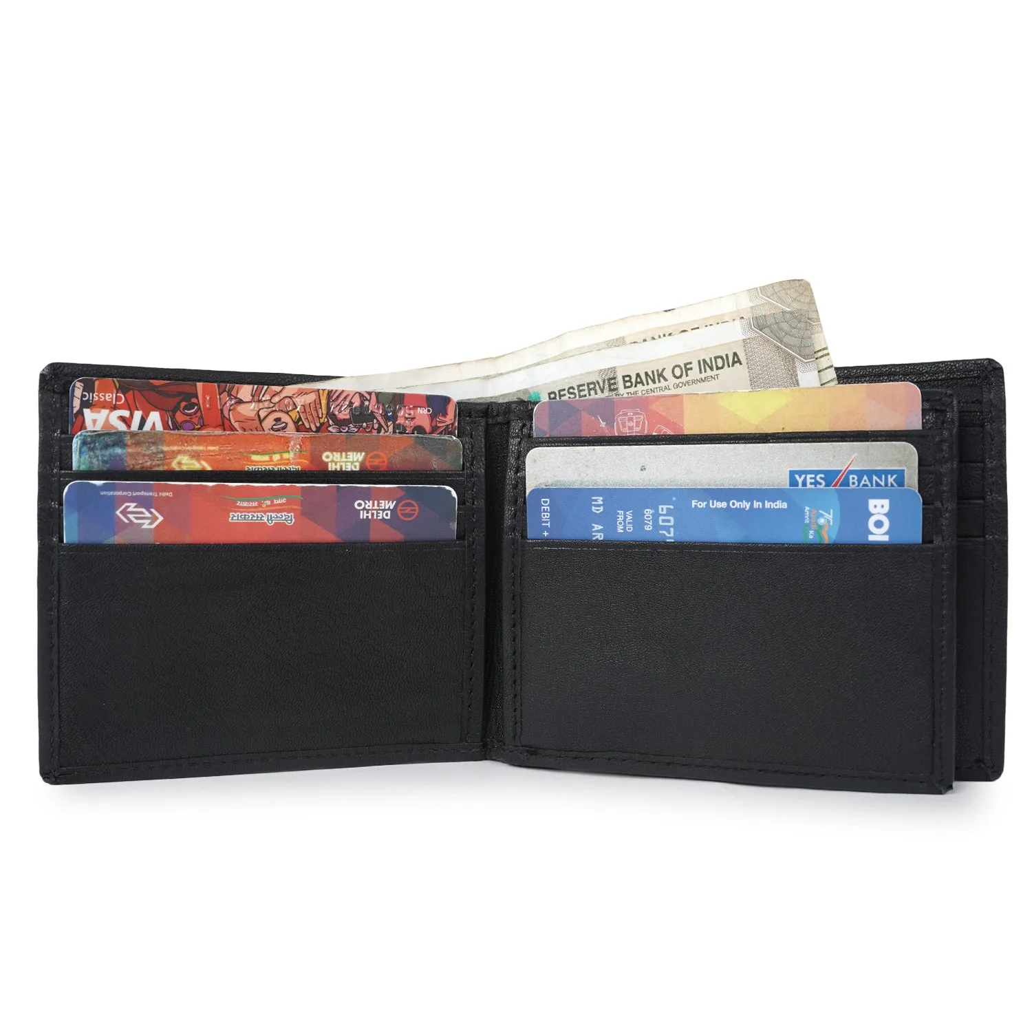 CIMONI Genuine Leather Stylish Classy Casual Formal Ultra Slim Multiple Credit Cards Slot Wallet for Men