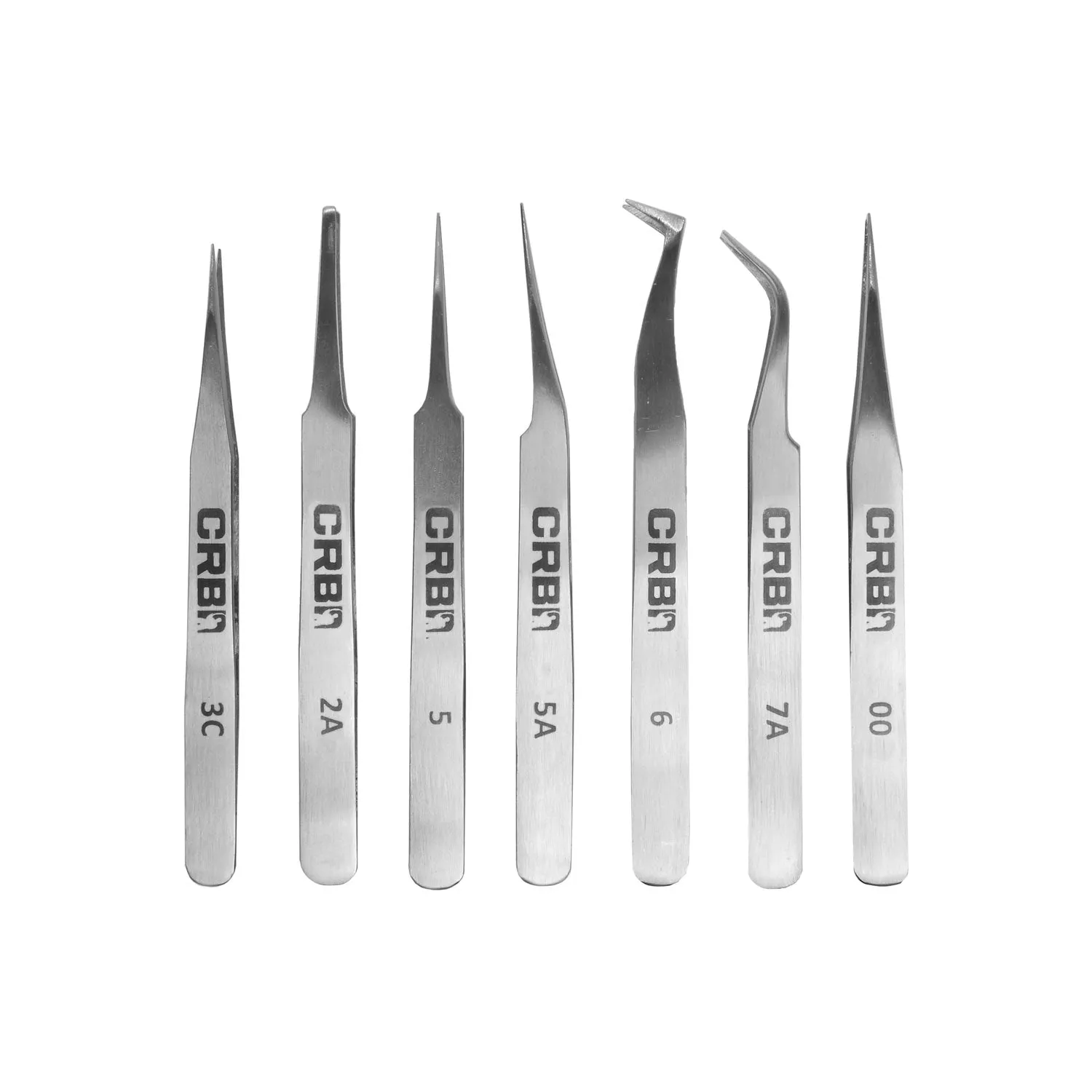 CRB 7-Piece Tweezer Set