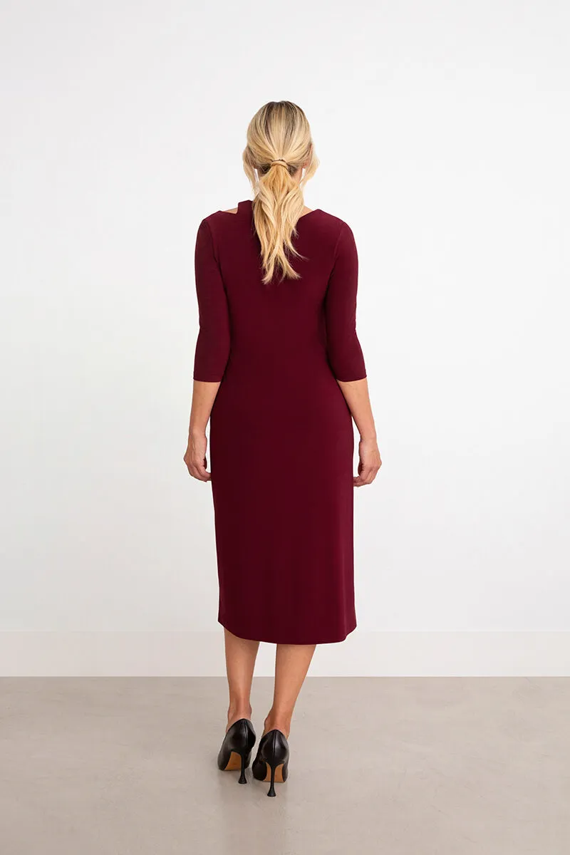 Cutting Edge Dress | Pomegranate