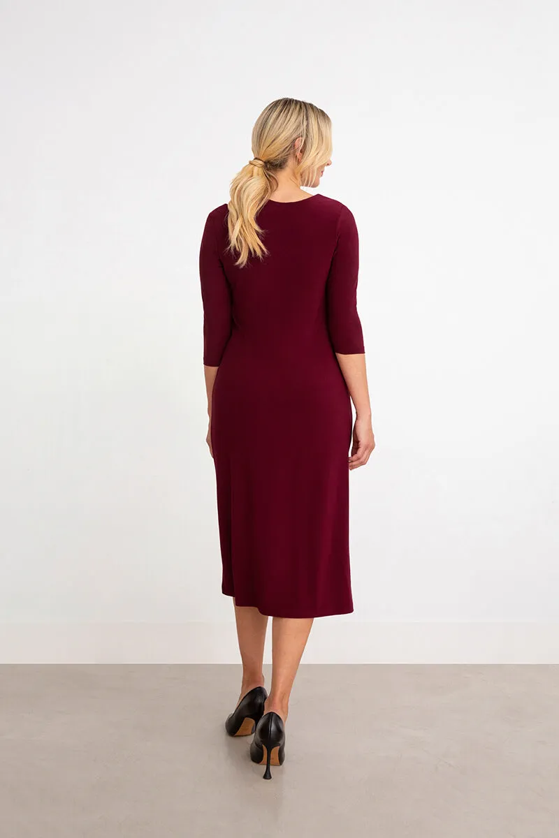 Cutting Edge Dress | Pomegranate