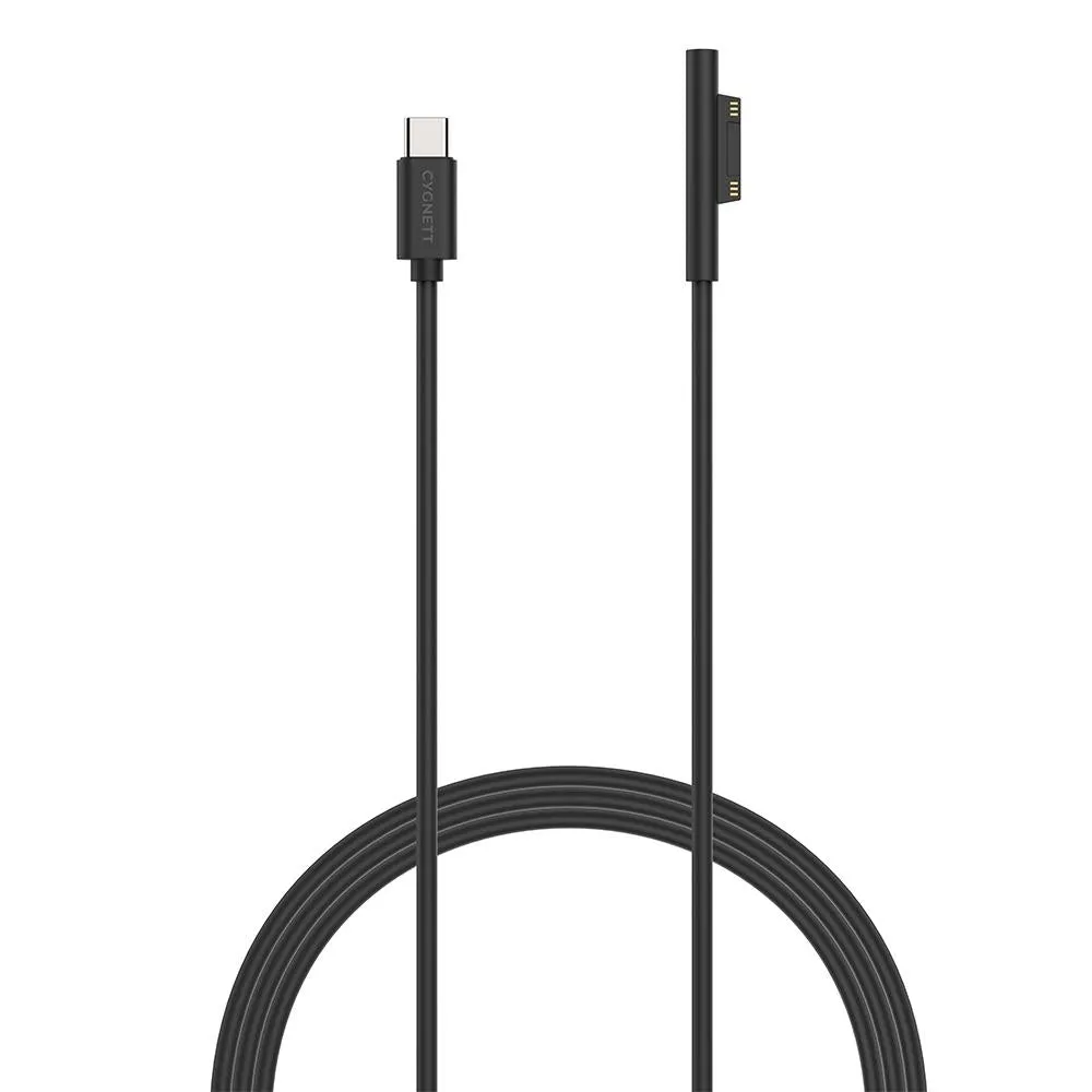 Cygnett USB-C to Microsoft Surface Laptop Cable 1m Black