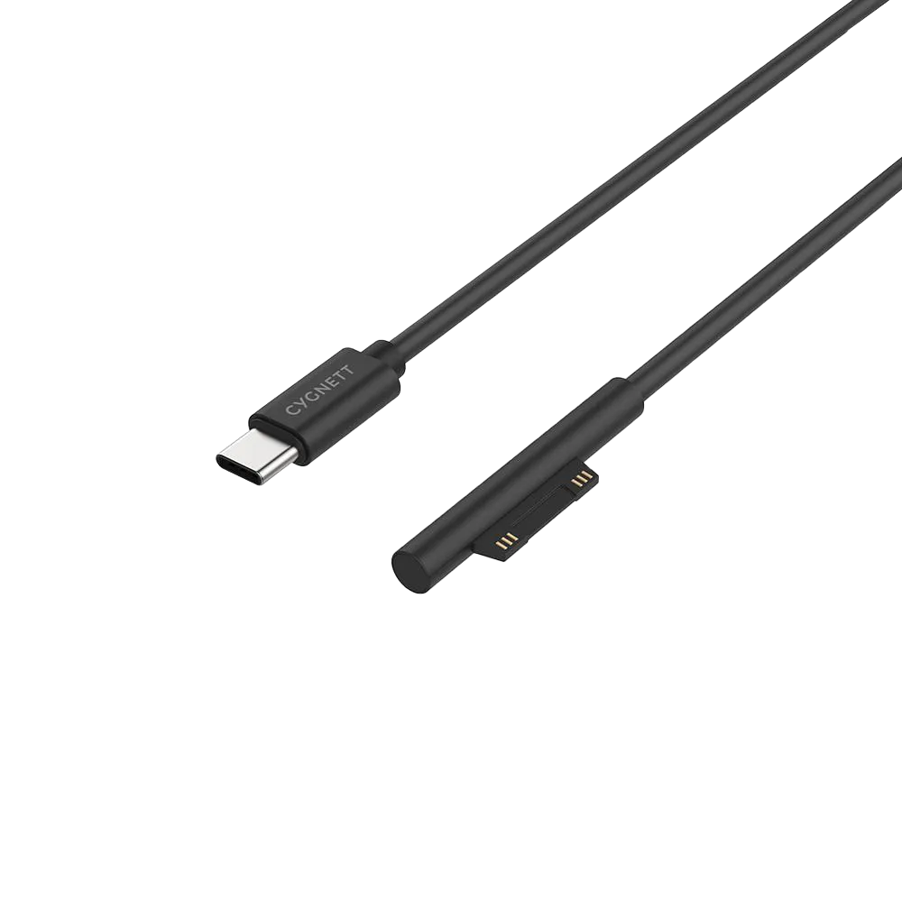 Cygnett USB-C to Microsoft Surface Laptop Cable 1m Black