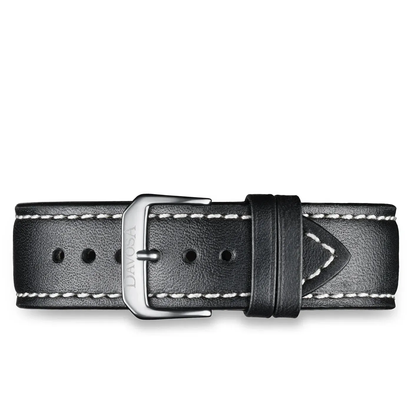 Davosa Calfskin Leather Black 22mm 169.004.55