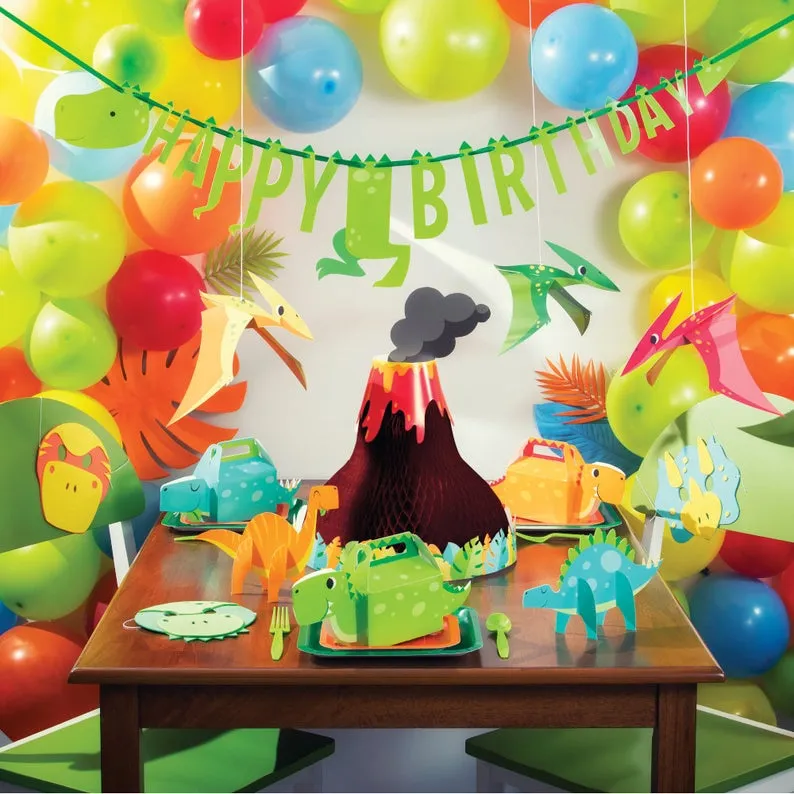 Dinosaur Birthday Banner