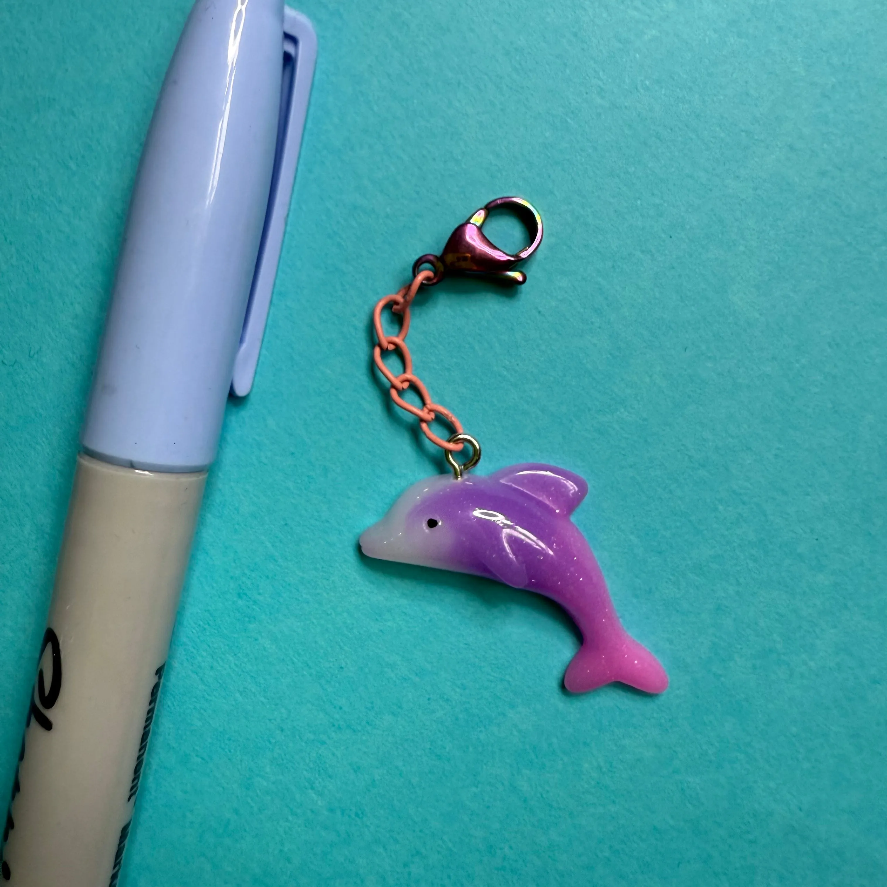 Dolphin mini charm