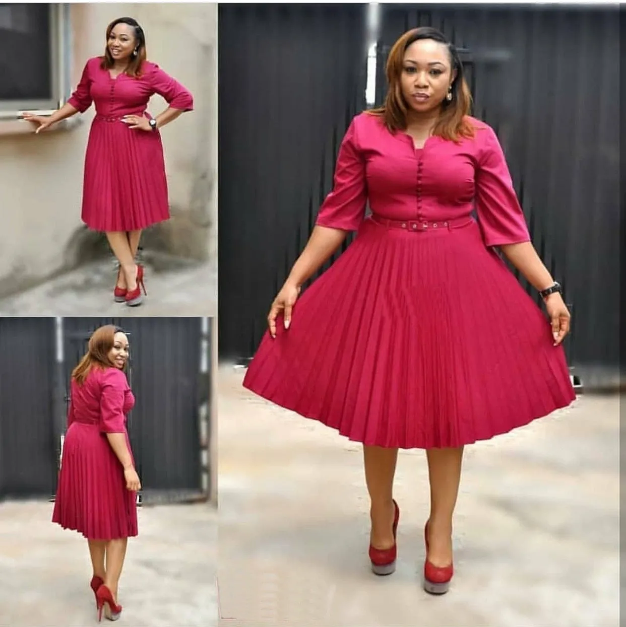 Elegant African Style Women plus Size Dress