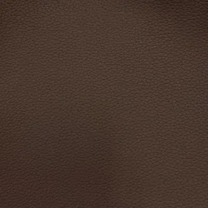 Espresso Brown Pebble Grain Textured Faux Leather Vinyl Fabric