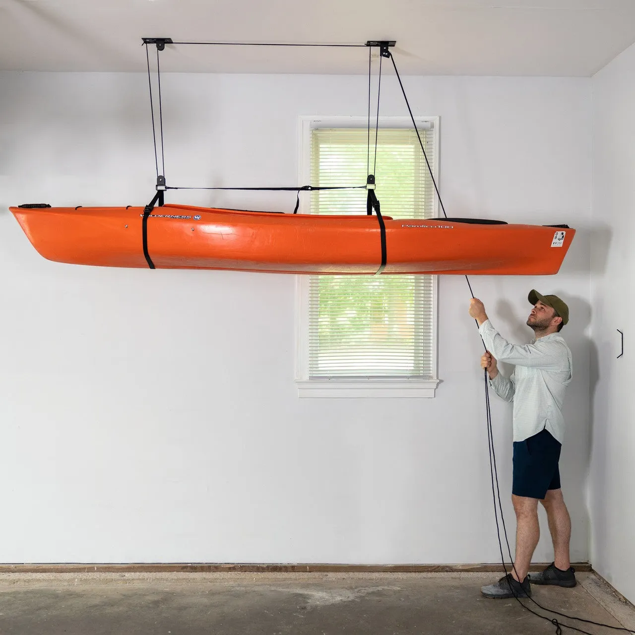 Essential Kayak Garage Ceiling Storage Hoist | 2-Pack